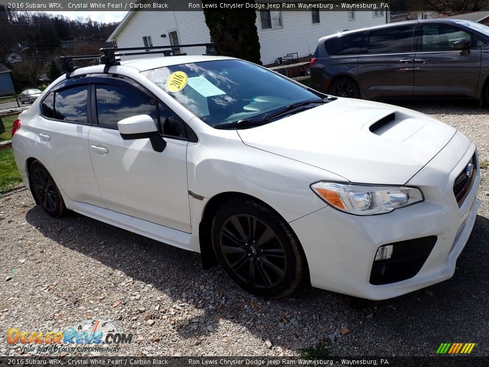 2016 Subaru WRX Crystal White Pearl / Carbon Black Photo #4