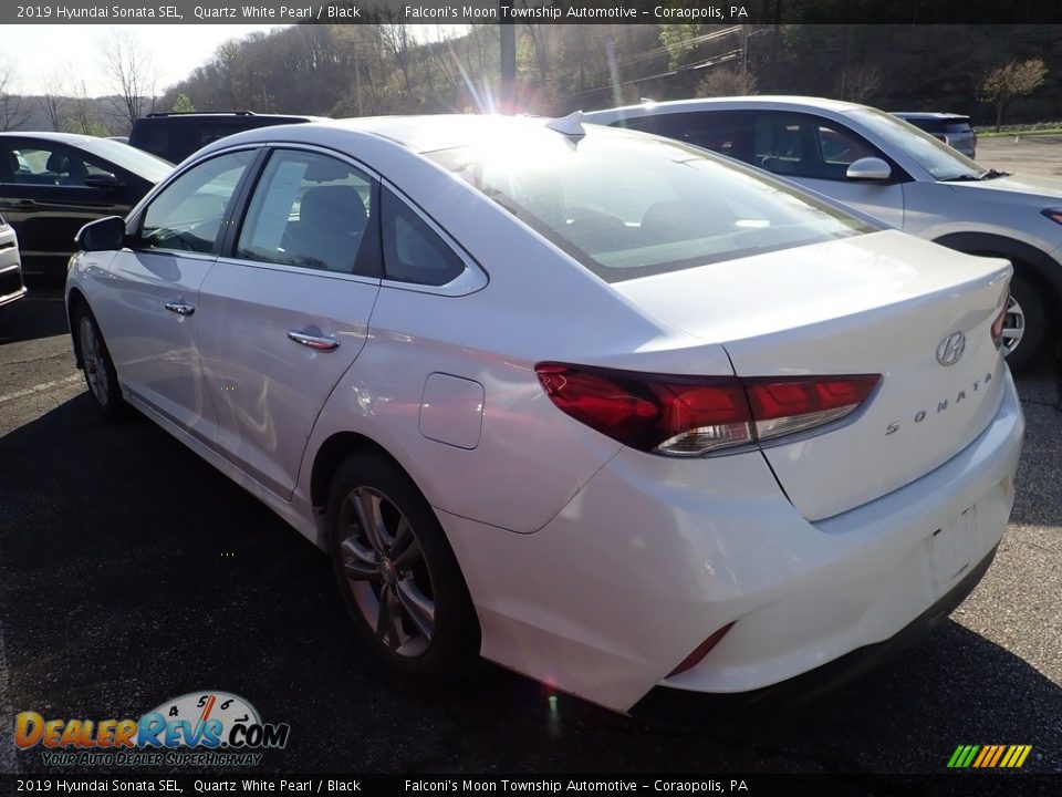 2019 Hyundai Sonata SEL Quartz White Pearl / Black Photo #2