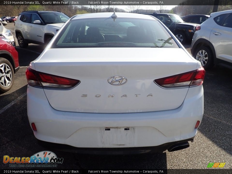 2019 Hyundai Sonata SEL Quartz White Pearl / Black Photo #3