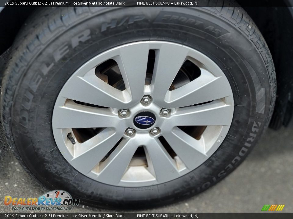 2019 Subaru Outback 2.5i Premium Ice Silver Metallic / Slate Black Photo #26