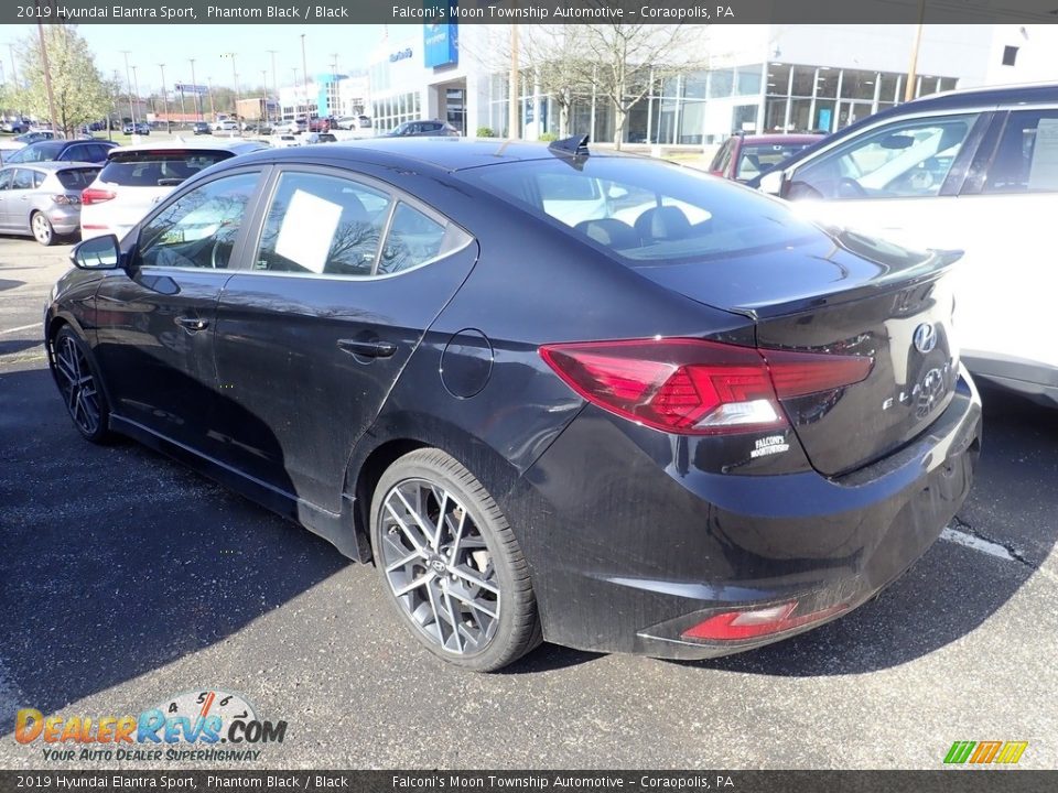 2019 Hyundai Elantra Sport Phantom Black / Black Photo #2