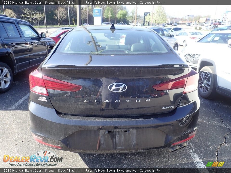 2019 Hyundai Elantra Sport Phantom Black / Black Photo #3