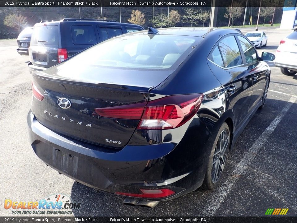 2019 Hyundai Elantra Sport Phantom Black / Black Photo #4