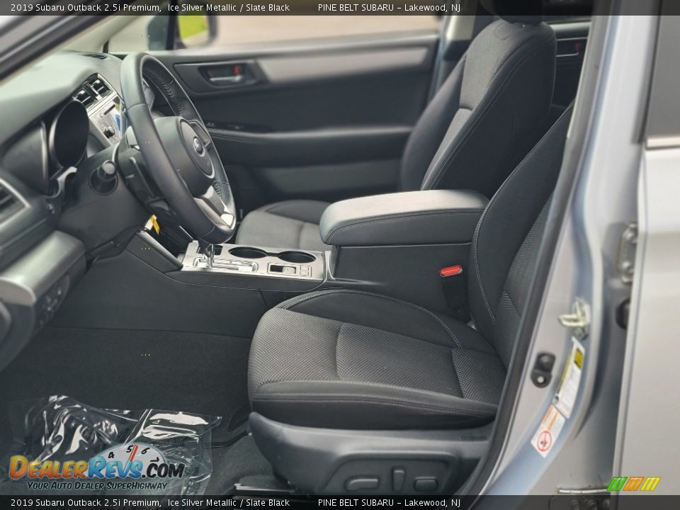 2019 Subaru Outback 2.5i Premium Ice Silver Metallic / Slate Black Photo #33
