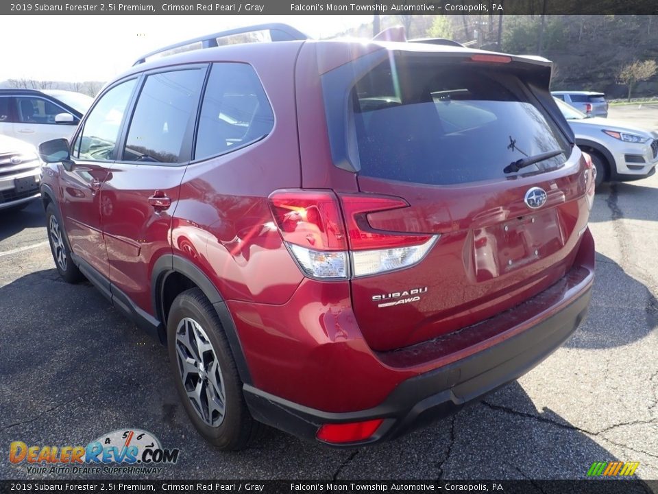 2019 Subaru Forester 2.5i Premium Crimson Red Pearl / Gray Photo #2