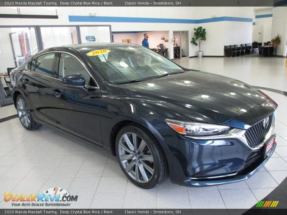 2020 Mazda Mazda6 Touring Deep Crystal Blue Mica / Black Photo #3