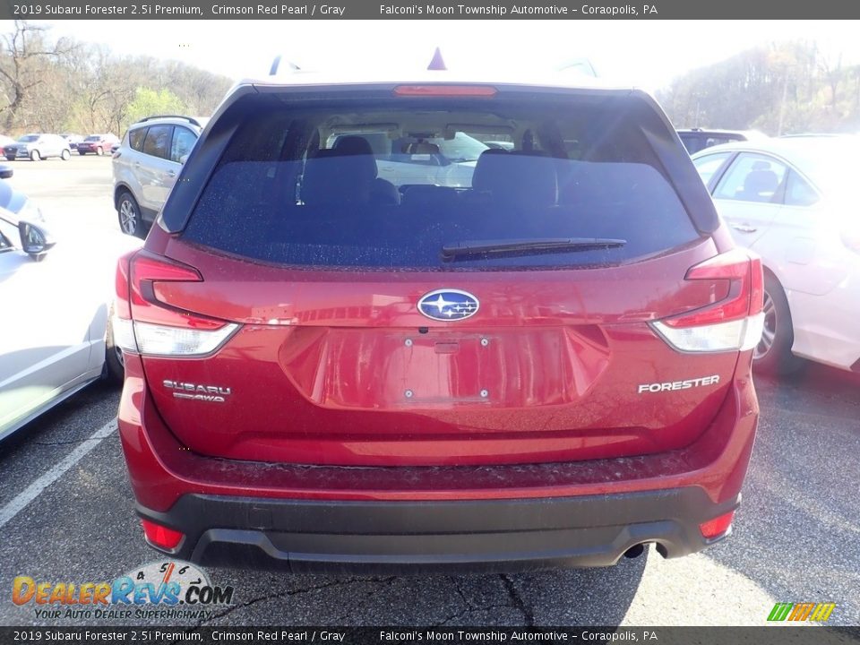 2019 Subaru Forester 2.5i Premium Crimson Red Pearl / Gray Photo #3