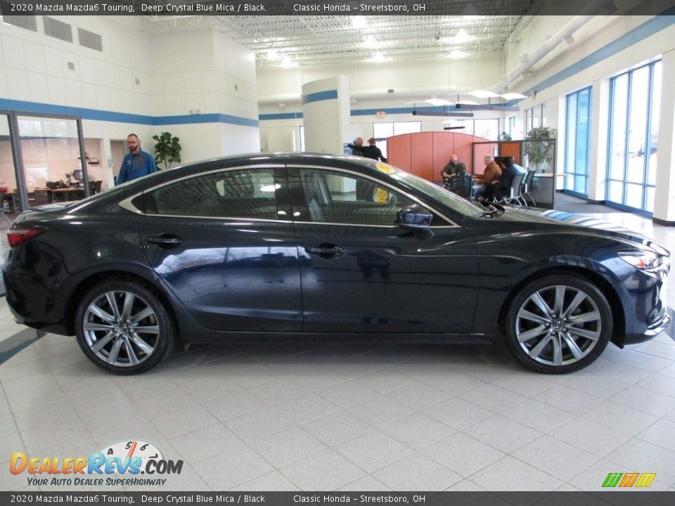 2020 Mazda Mazda6 Touring Deep Crystal Blue Mica / Black Photo #4