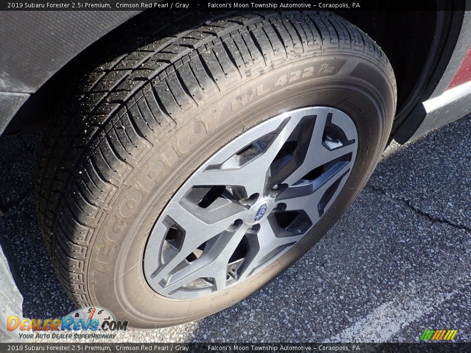2019 Subaru Forester 2.5i Premium Crimson Red Pearl / Gray Photo #5