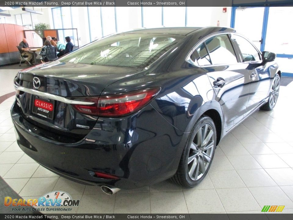 2020 Mazda Mazda6 Touring Deep Crystal Blue Mica / Black Photo #7