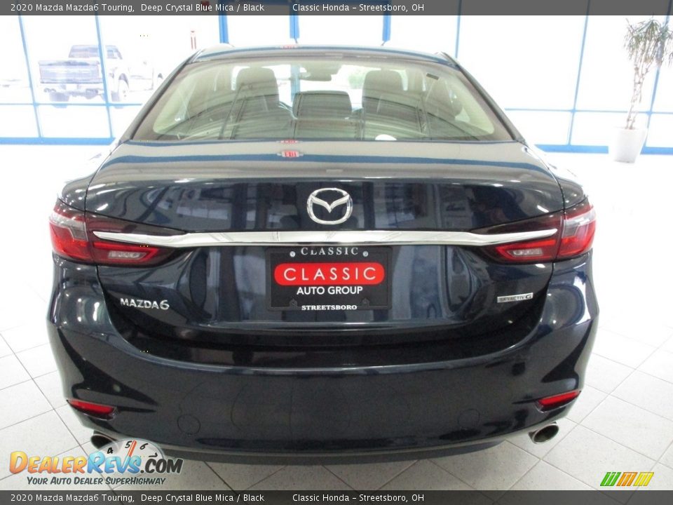 2020 Mazda Mazda6 Touring Deep Crystal Blue Mica / Black Photo #8