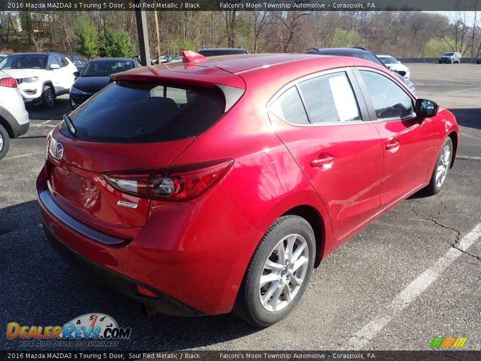 2016 Mazda MAZDA3 s Touring 5 Door Soul Red Metallic / Black Photo #3