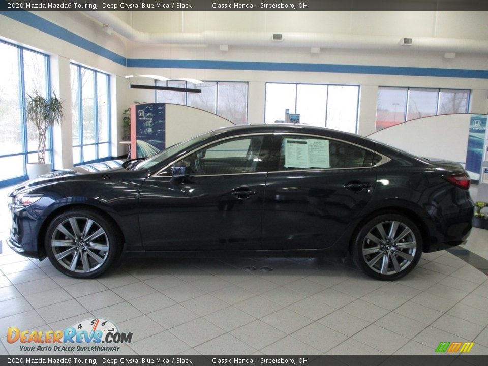 2020 Mazda Mazda6 Touring Deep Crystal Blue Mica / Black Photo #10