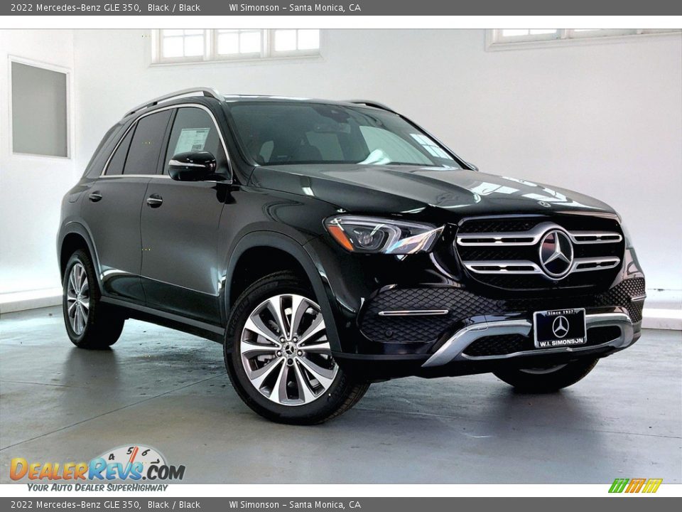 2022 Mercedes-Benz GLE 350 Black / Black Photo #11