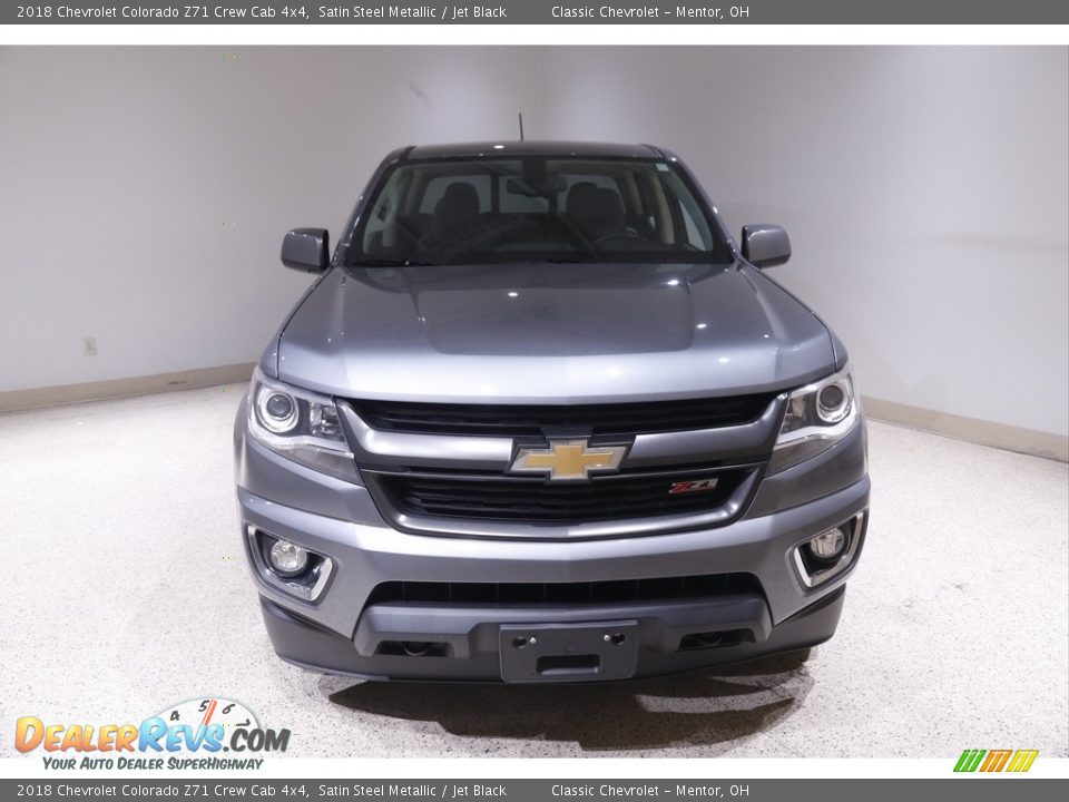 2018 Chevrolet Colorado Z71 Crew Cab 4x4 Satin Steel Metallic / Jet Black Photo #2