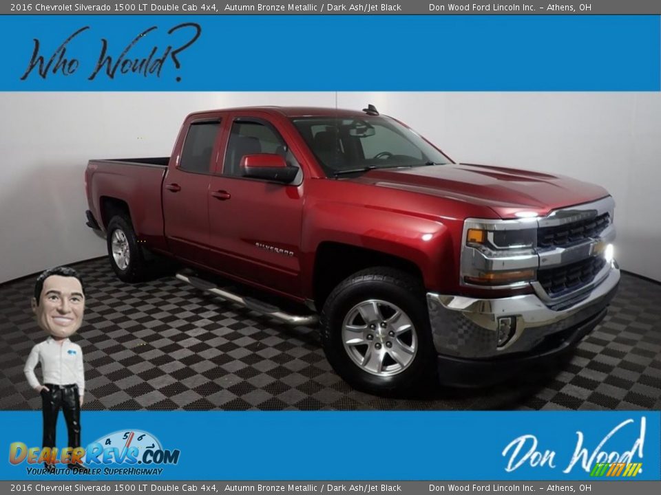 2016 Chevrolet Silverado 1500 LT Double Cab 4x4 Autumn Bronze Metallic / Dark Ash/Jet Black Photo #1