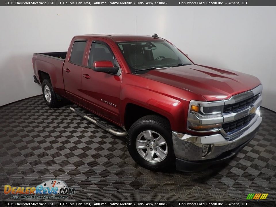 2016 Chevrolet Silverado 1500 LT Double Cab 4x4 Autumn Bronze Metallic / Dark Ash/Jet Black Photo #3