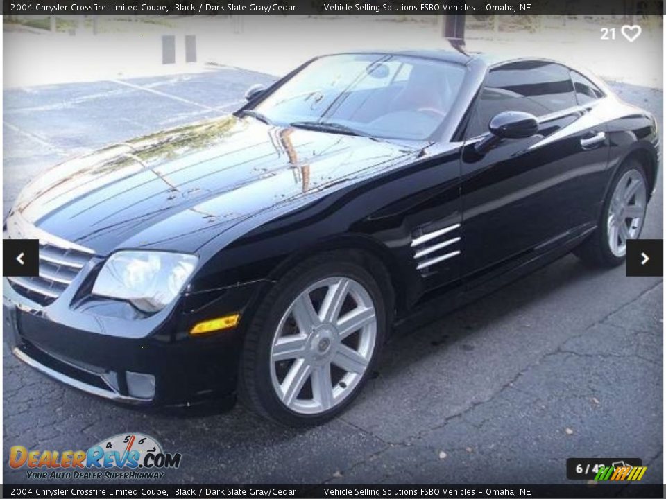 2004 Chrysler Crossfire Limited Coupe Black / Dark Slate Gray/Cedar Photo #1