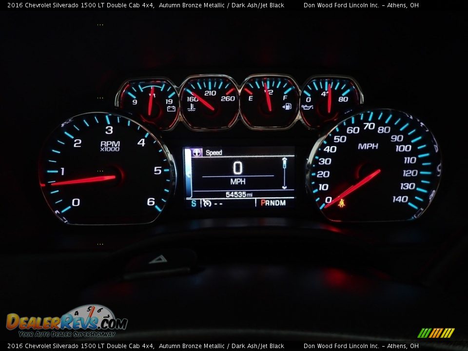 2016 Chevrolet Silverado 1500 LT Double Cab 4x4 Autumn Bronze Metallic / Dark Ash/Jet Black Photo #27