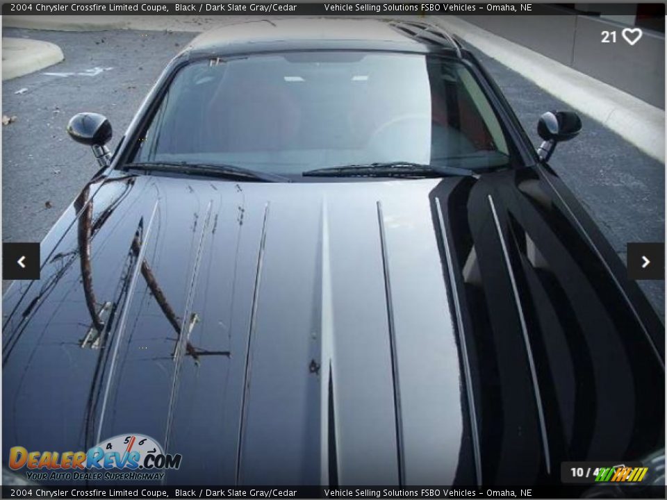 2004 Chrysler Crossfire Limited Coupe Black / Dark Slate Gray/Cedar Photo #3