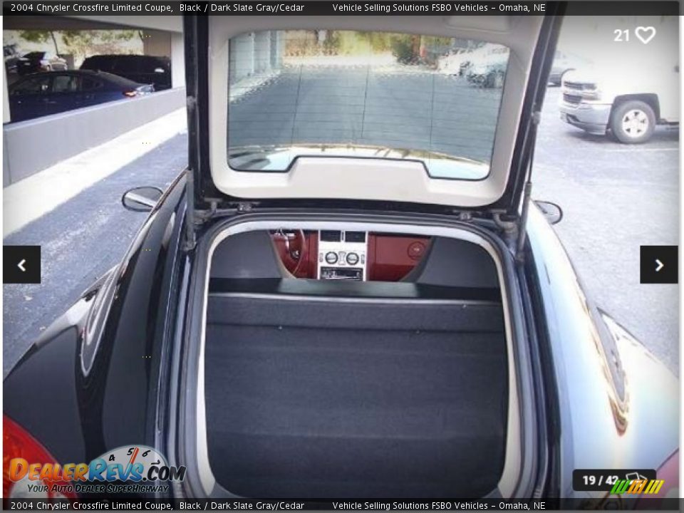 2004 Chrysler Crossfire Limited Coupe Trunk Photo #7