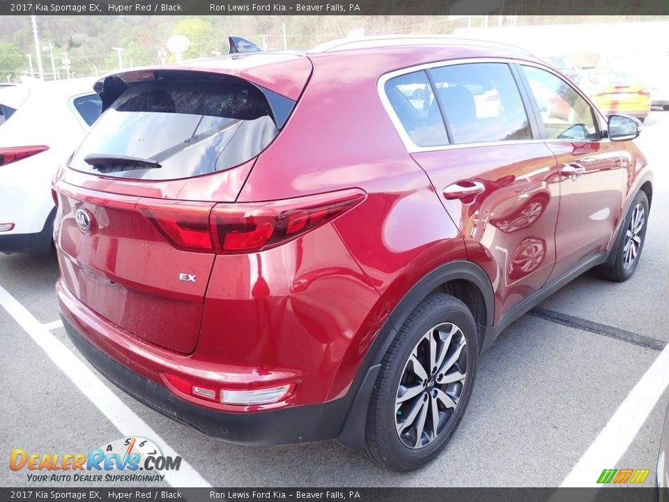 2017 Kia Sportage EX Hyper Red / Black Photo #4