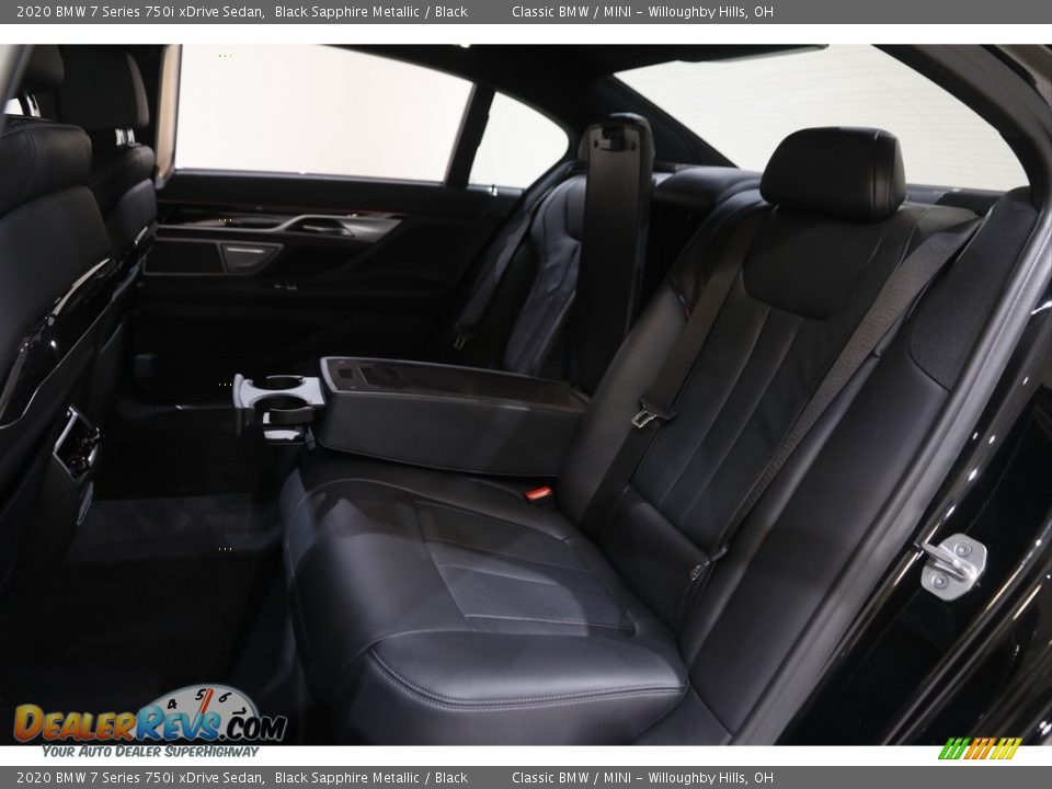2020 BMW 7 Series 750i xDrive Sedan Black Sapphire Metallic / Black Photo #21
