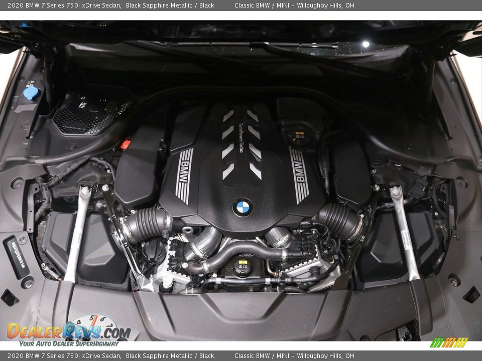 2020 BMW 7 Series 750i xDrive Sedan Black Sapphire Metallic / Black Photo #23