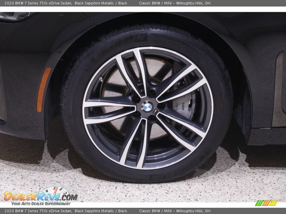 2020 BMW 7 Series 750i xDrive Sedan Black Sapphire Metallic / Black Photo #24