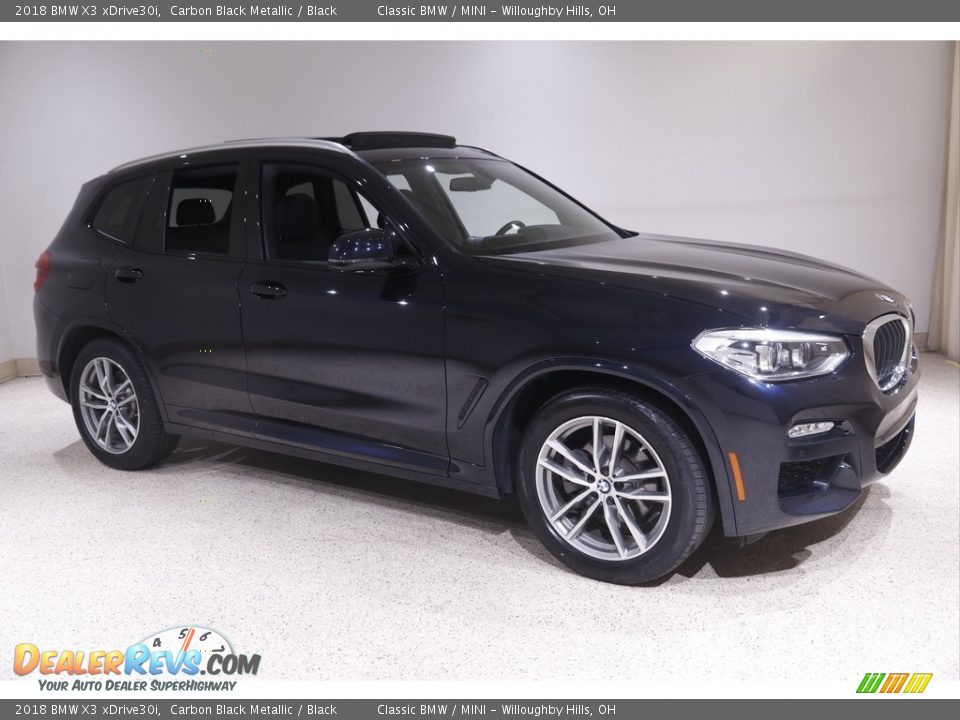 Carbon Black Metallic 2018 BMW X3 xDrive30i Photo #1