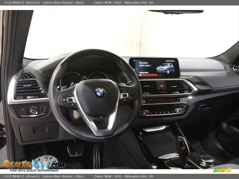2018 BMW X3 xDrive30i Carbon Black Metallic / Black Photo #6