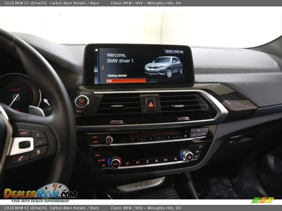 Controls of 2018 BMW X3 xDrive30i Photo #9