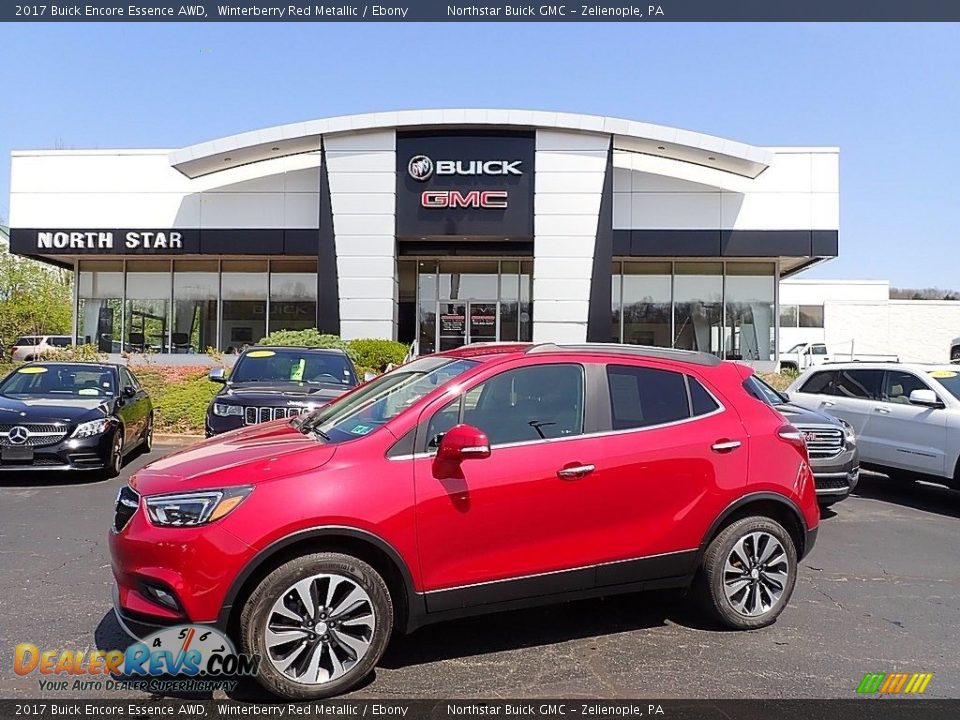 2017 Buick Encore Essence AWD Winterberry Red Metallic / Ebony Photo #1