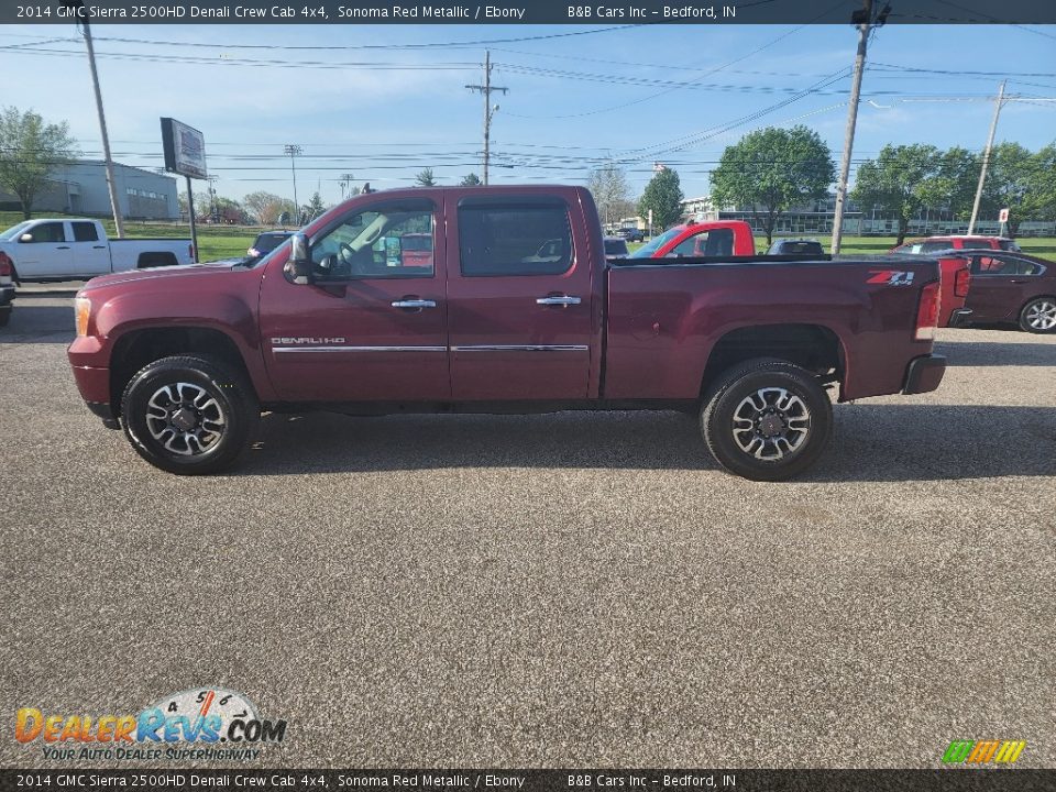 2014 GMC Sierra 2500HD Denali Crew Cab 4x4 Sonoma Red Metallic / Ebony Photo #1