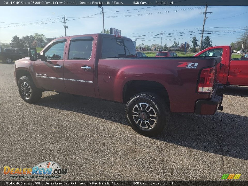 2014 GMC Sierra 2500HD Denali Crew Cab 4x4 Sonoma Red Metallic / Ebony Photo #2