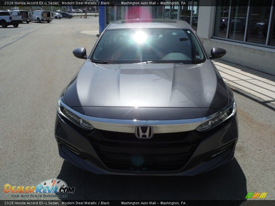 2018 Honda Accord EX-L Sedan Modern Steel Metallic / Black Photo #4