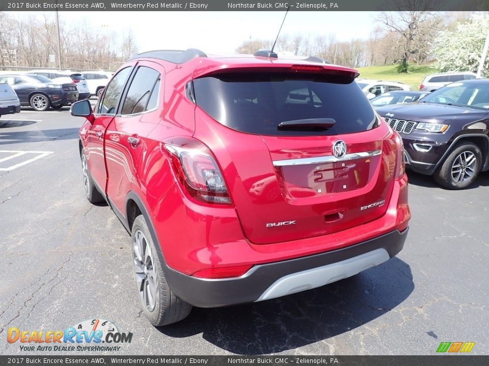 2017 Buick Encore Essence AWD Winterberry Red Metallic / Ebony Photo #4