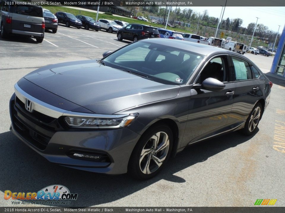 2018 Honda Accord EX-L Sedan Modern Steel Metallic / Black Photo #5