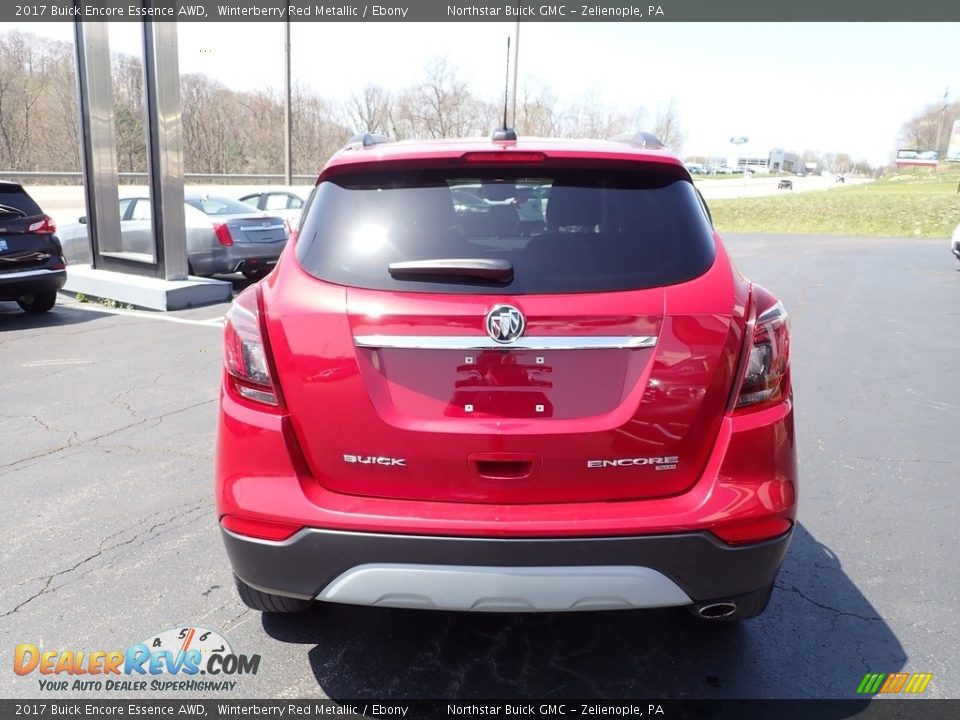 2017 Buick Encore Essence AWD Winterberry Red Metallic / Ebony Photo #5