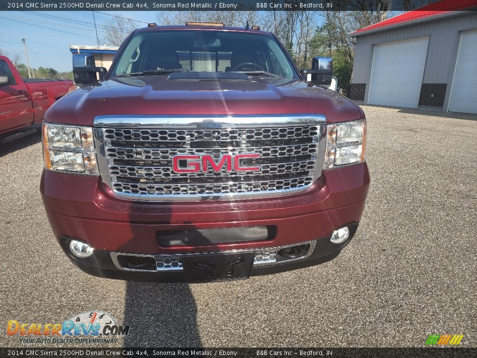 2014 GMC Sierra 2500HD Denali Crew Cab 4x4 Sonoma Red Metallic / Ebony Photo #5