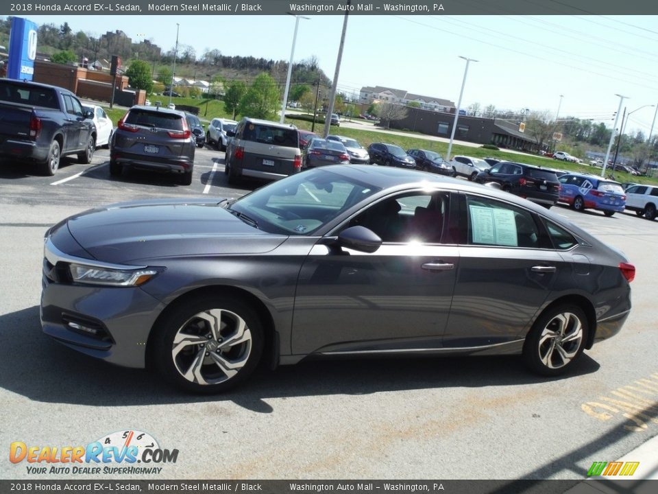 2018 Honda Accord EX-L Sedan Modern Steel Metallic / Black Photo #7