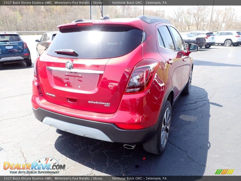 2017 Buick Encore Essence AWD Winterberry Red Metallic / Ebony Photo #6