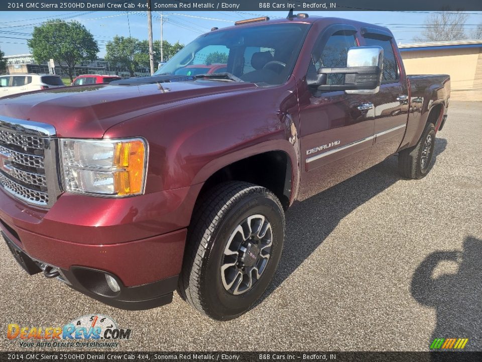 2014 GMC Sierra 2500HD Denali Crew Cab 4x4 Sonoma Red Metallic / Ebony Photo #6