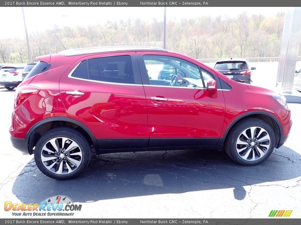 2017 Buick Encore Essence AWD Winterberry Red Metallic / Ebony Photo #8