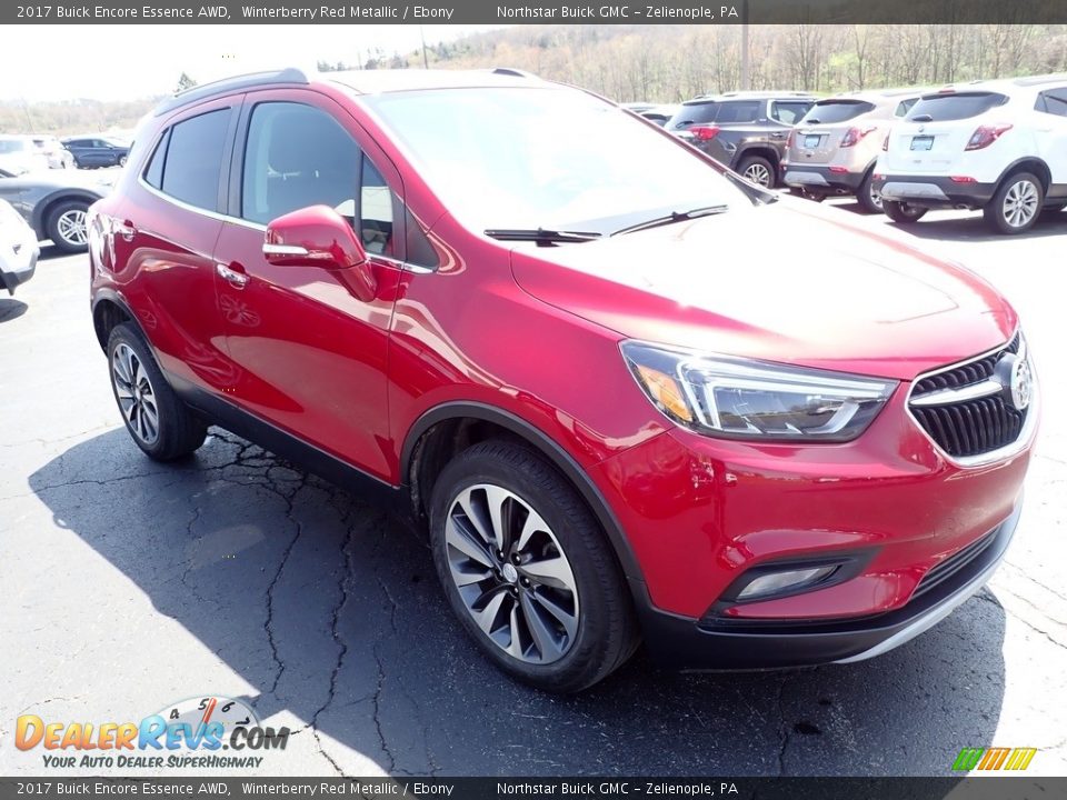 2017 Buick Encore Essence AWD Winterberry Red Metallic / Ebony Photo #9