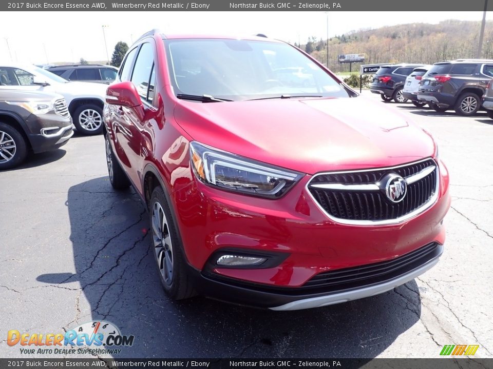 2017 Buick Encore Essence AWD Winterberry Red Metallic / Ebony Photo #10