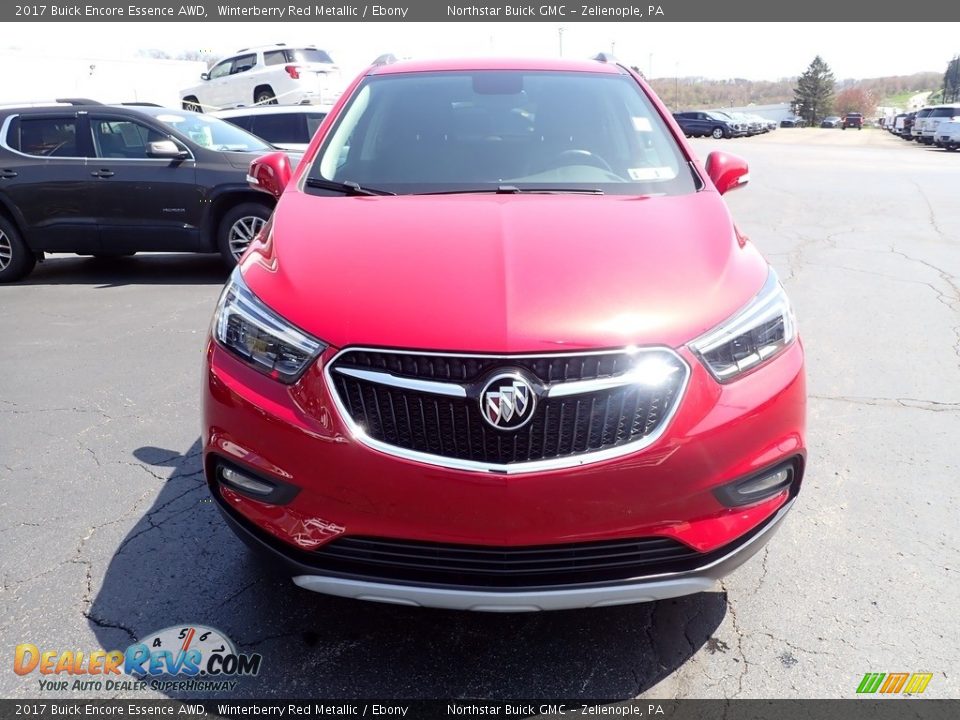 2017 Buick Encore Essence AWD Winterberry Red Metallic / Ebony Photo #11