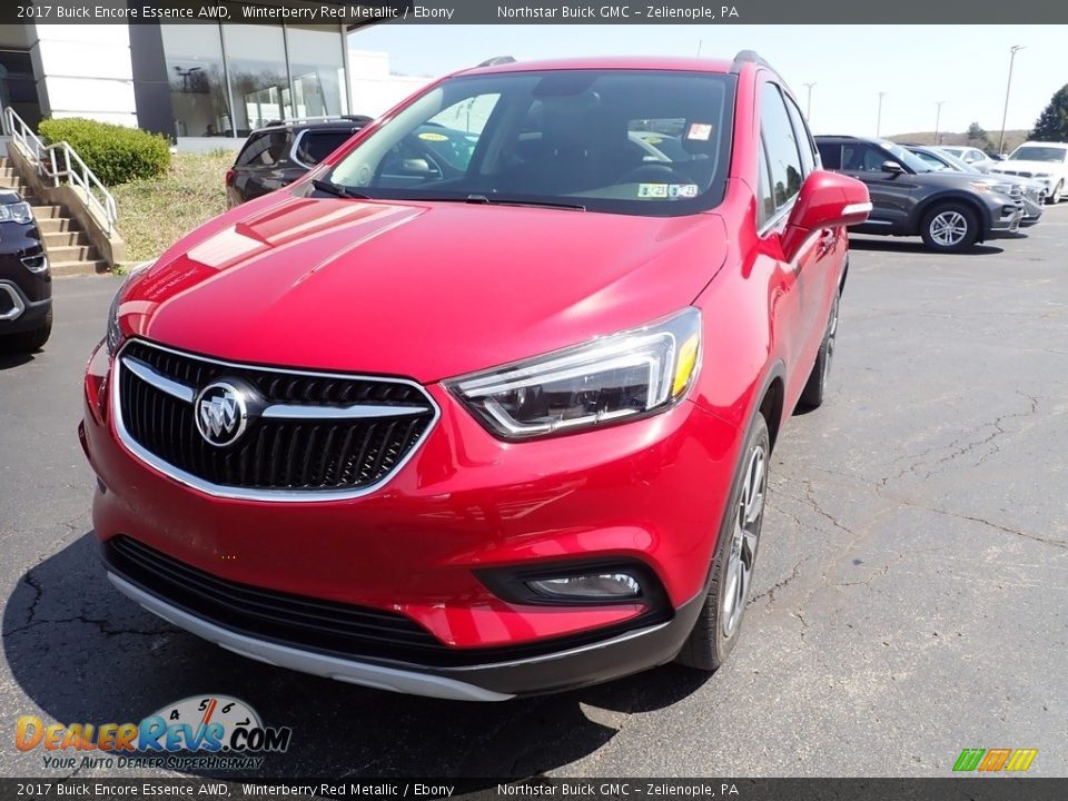 2017 Buick Encore Essence AWD Winterberry Red Metallic / Ebony Photo #12