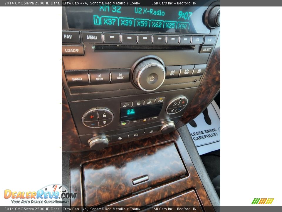 2014 GMC Sierra 2500HD Denali Crew Cab 4x4 Sonoma Red Metallic / Ebony Photo #13