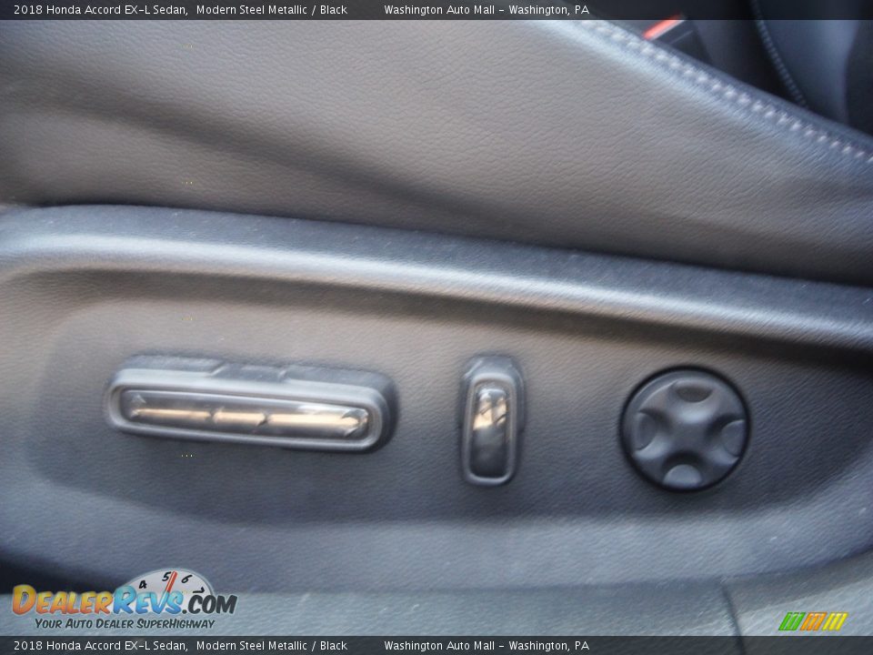 2018 Honda Accord EX-L Sedan Modern Steel Metallic / Black Photo #17